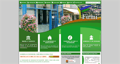 Desktop Screenshot of mairie-firmi.fr